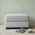 Pearce Ottoman In Soft Grey