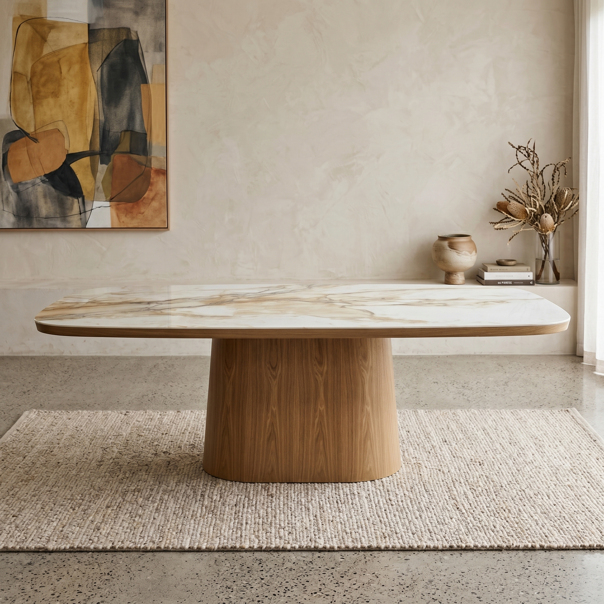 Olympus 210cm Dining Table With Ceramic Top