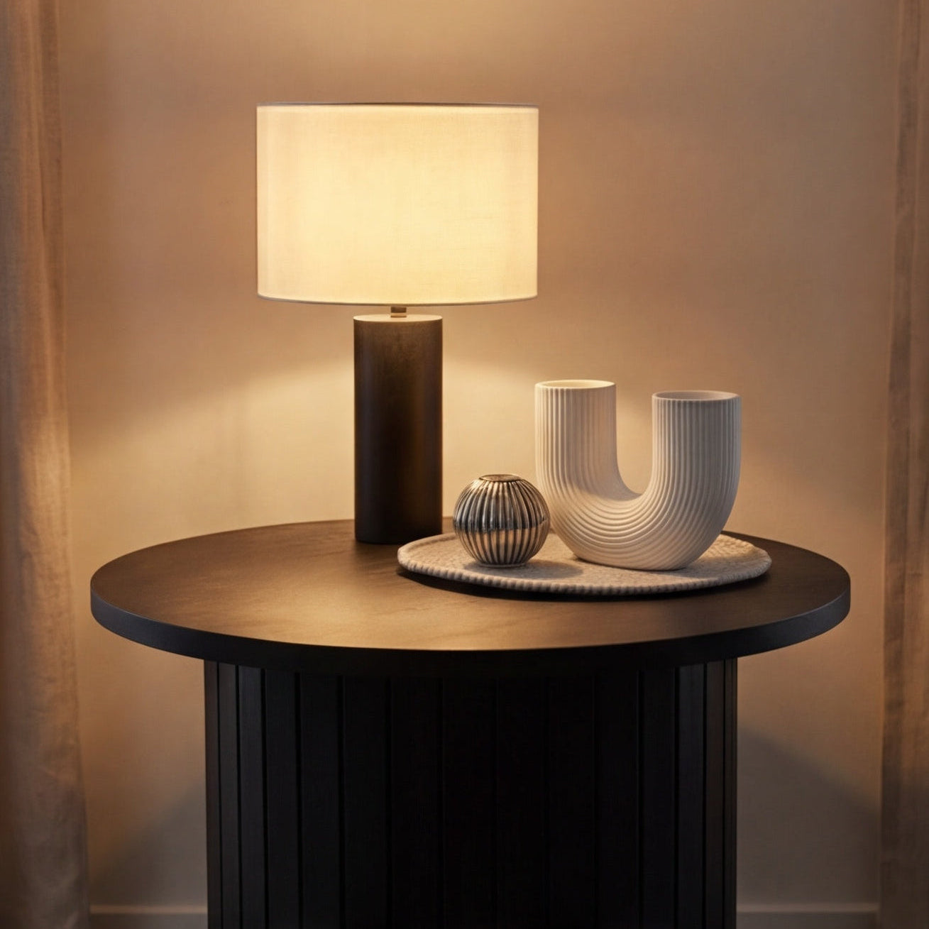 Athena Ripple Lamp Table