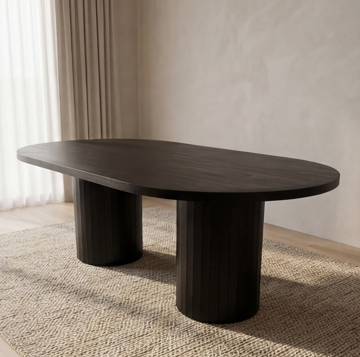 Athena 240cm Ripple Dining Table | Our Furniture Warehouse