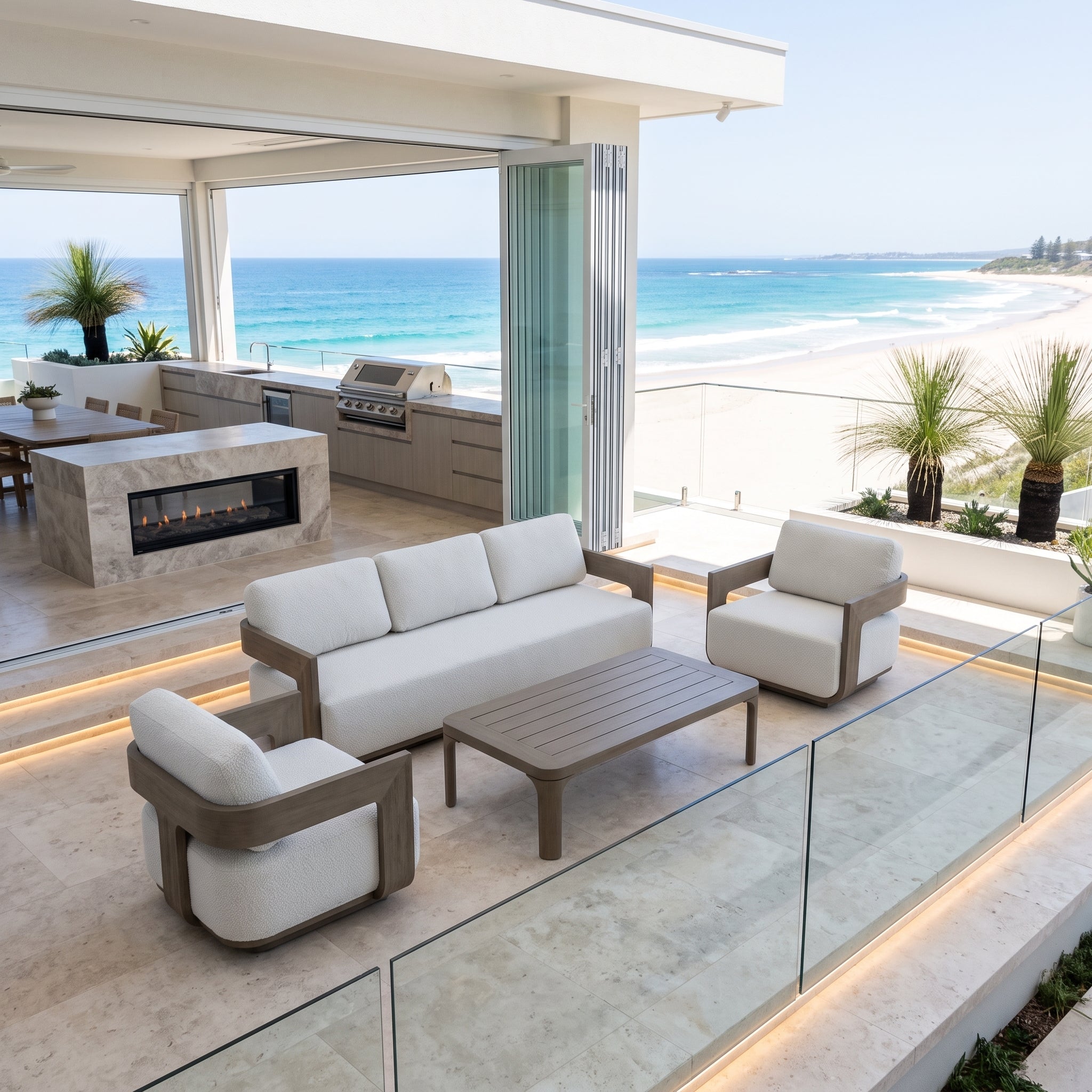 Trinidad 4 Piece Outdoor Lounge Package
