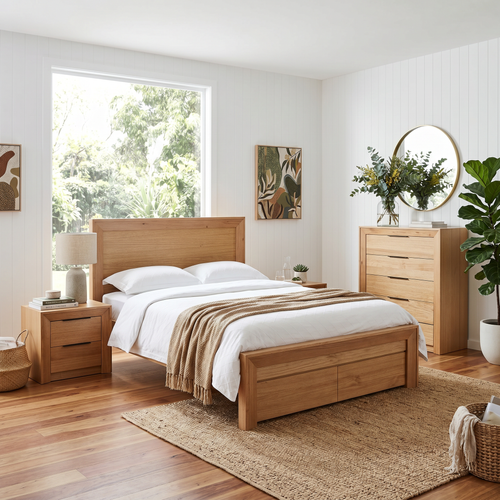 Ottawa Tasmanian Oak 4 Piece Tallboy Package