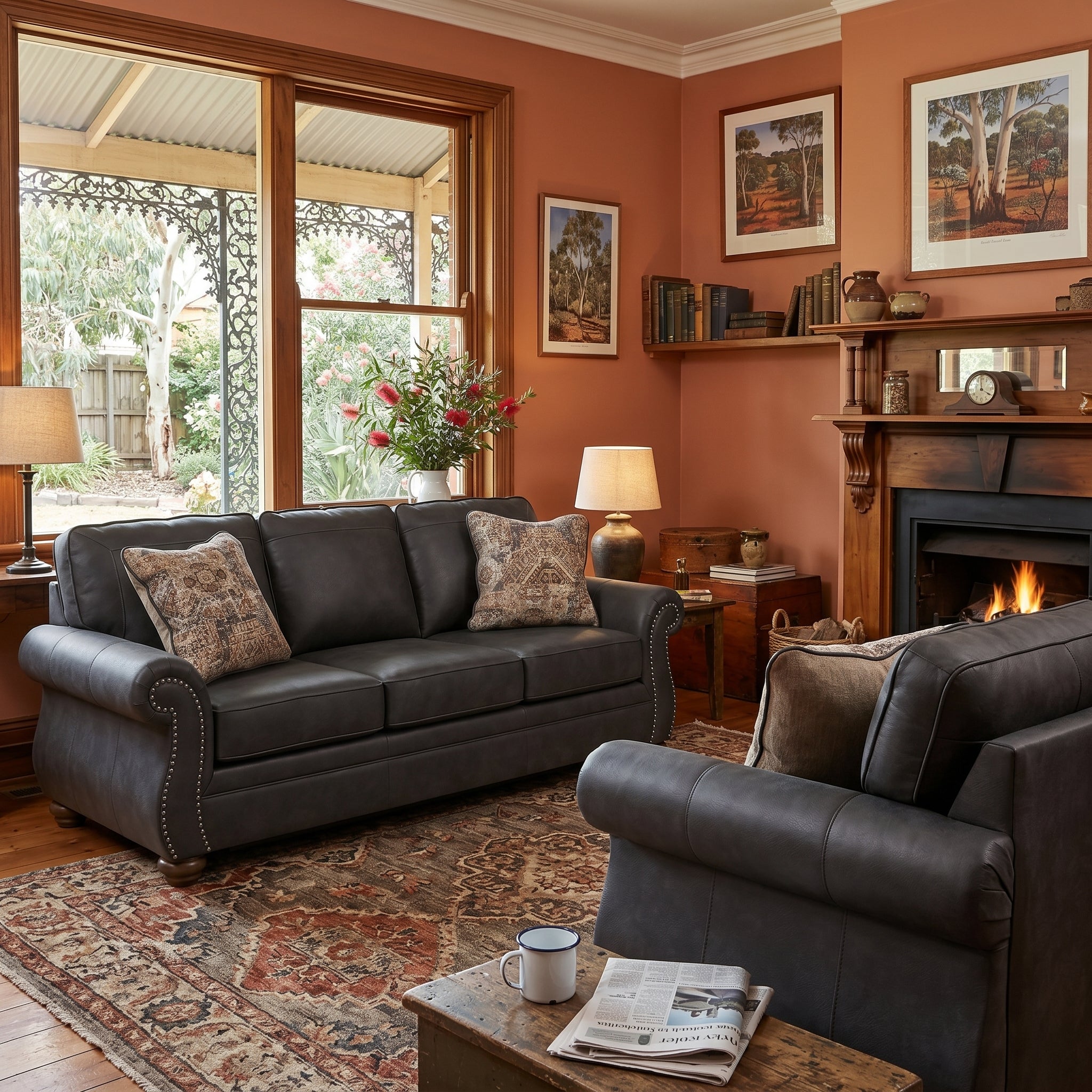 Sonoma 3+2 Sofa Package in Granite