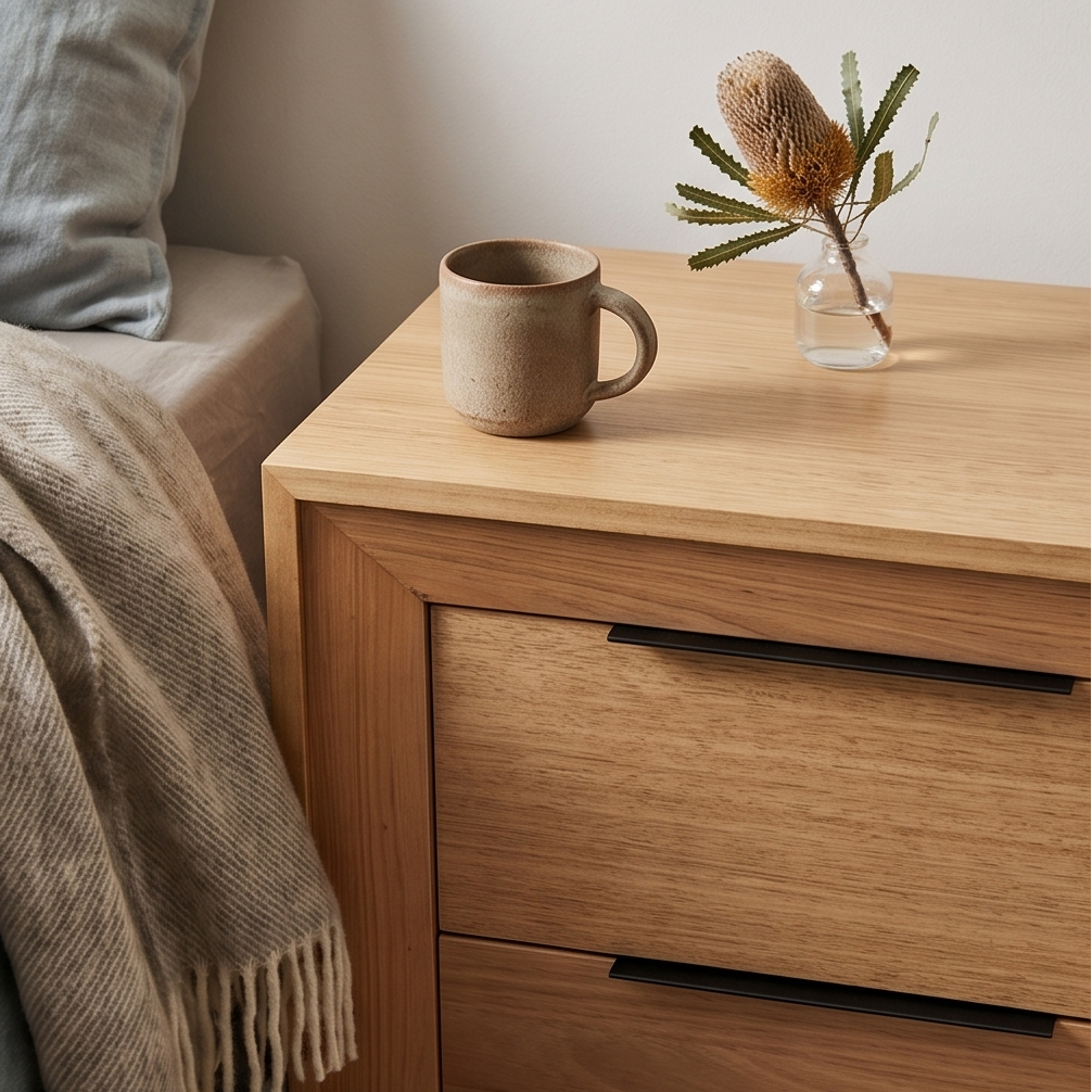 Ottaway Tasmanian Oak Bedside Chest