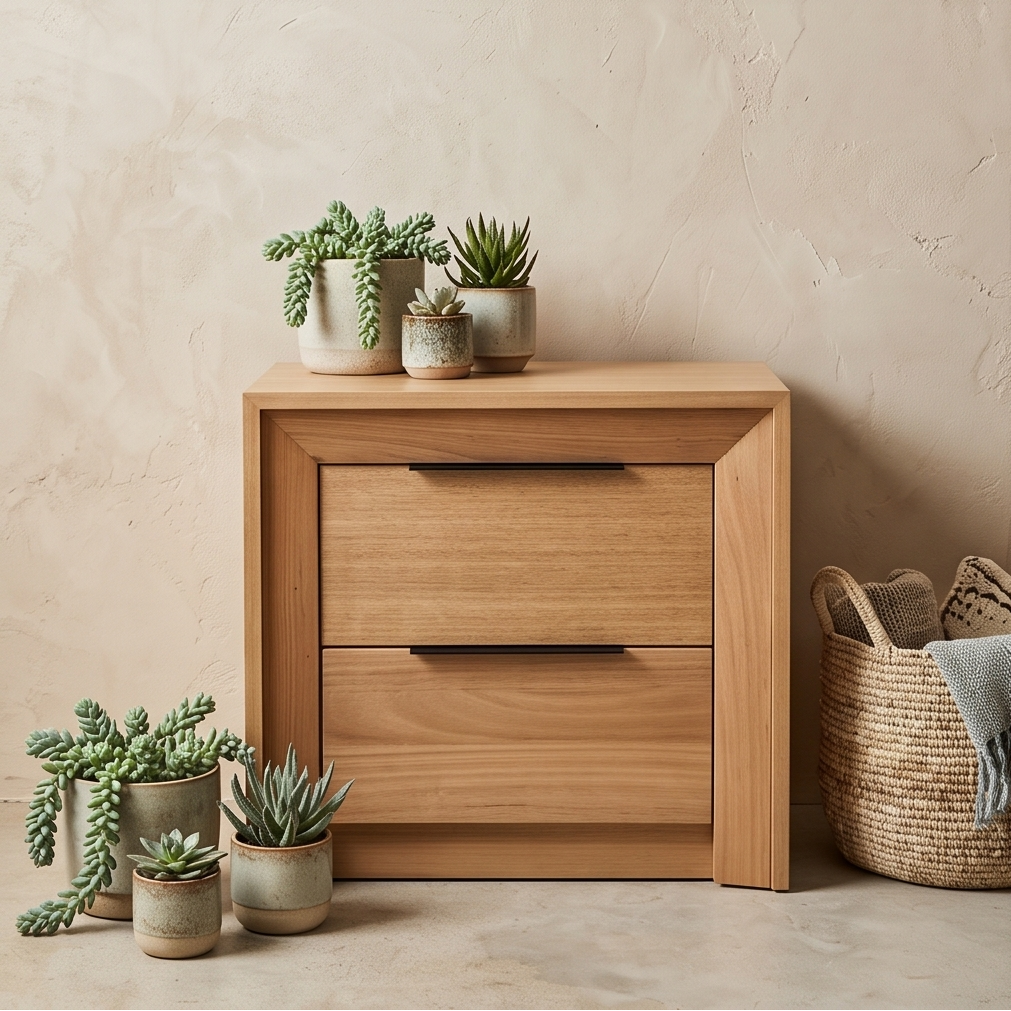 Ottaway Tasmanian Oak Bedside Chest
