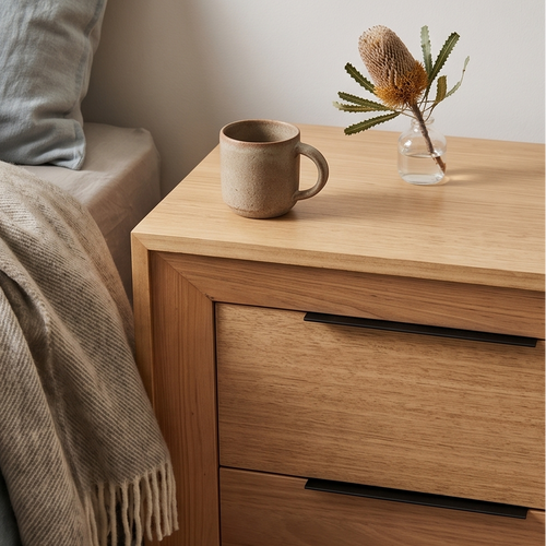 Ottaway Tasmanian Oak Bedside Chest
