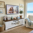 Hamptons 1770 wide TV unit