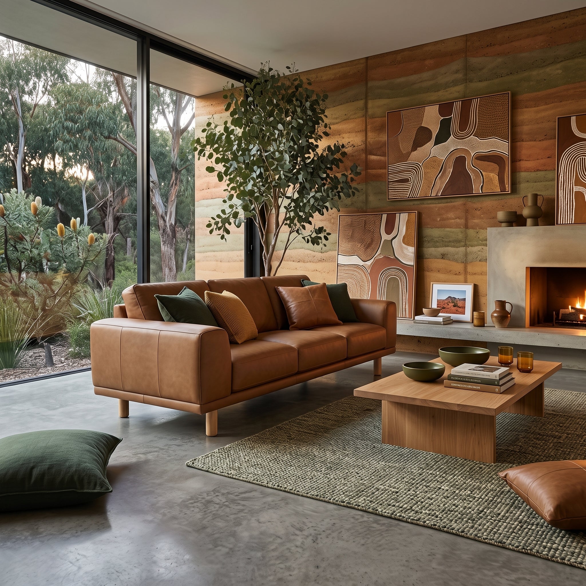 Dutton 3 Seater Sofa In Camel Colour