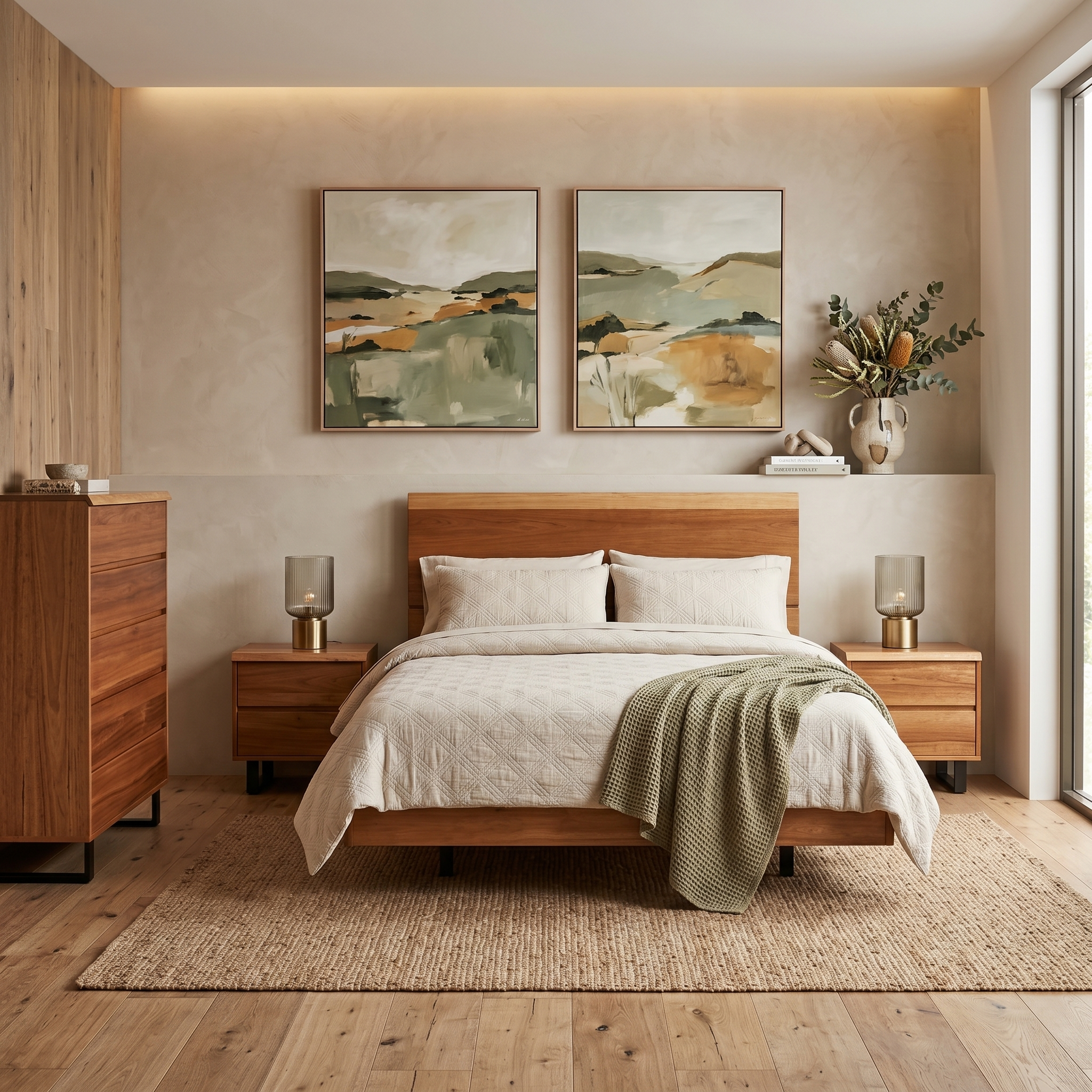 Highland 4 Piece Tallboy suite In Tasmanian Blackwood