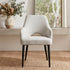 Clinton Dining Chair In Natural With Black Leg