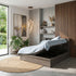 Vienna  queen size bed in grey