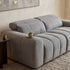 Calabria 2 Seater Dual Electric Recliners In Mid Grey