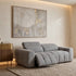 Calabria 2 Seater Dual Electric Recliners In Mid Grey