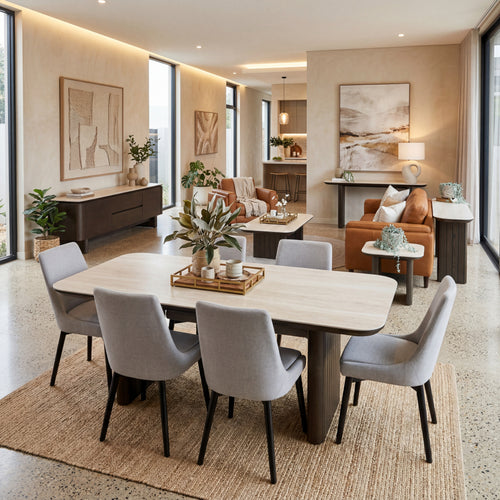 Capri 11 Piece Living Package with Clinton Light Grey Chairs