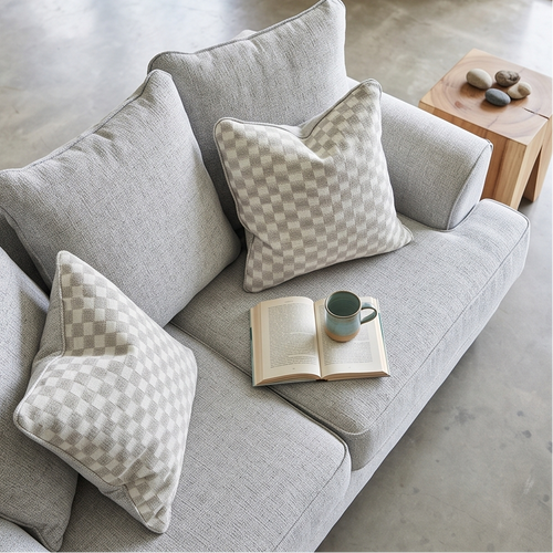 Pearce 2 Seater Sofa In Soft Grey