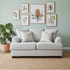 Pearce 2 Seater Sofa In Soft Grey