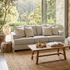 Pearce 3 Seater Sofa In Soft Grey