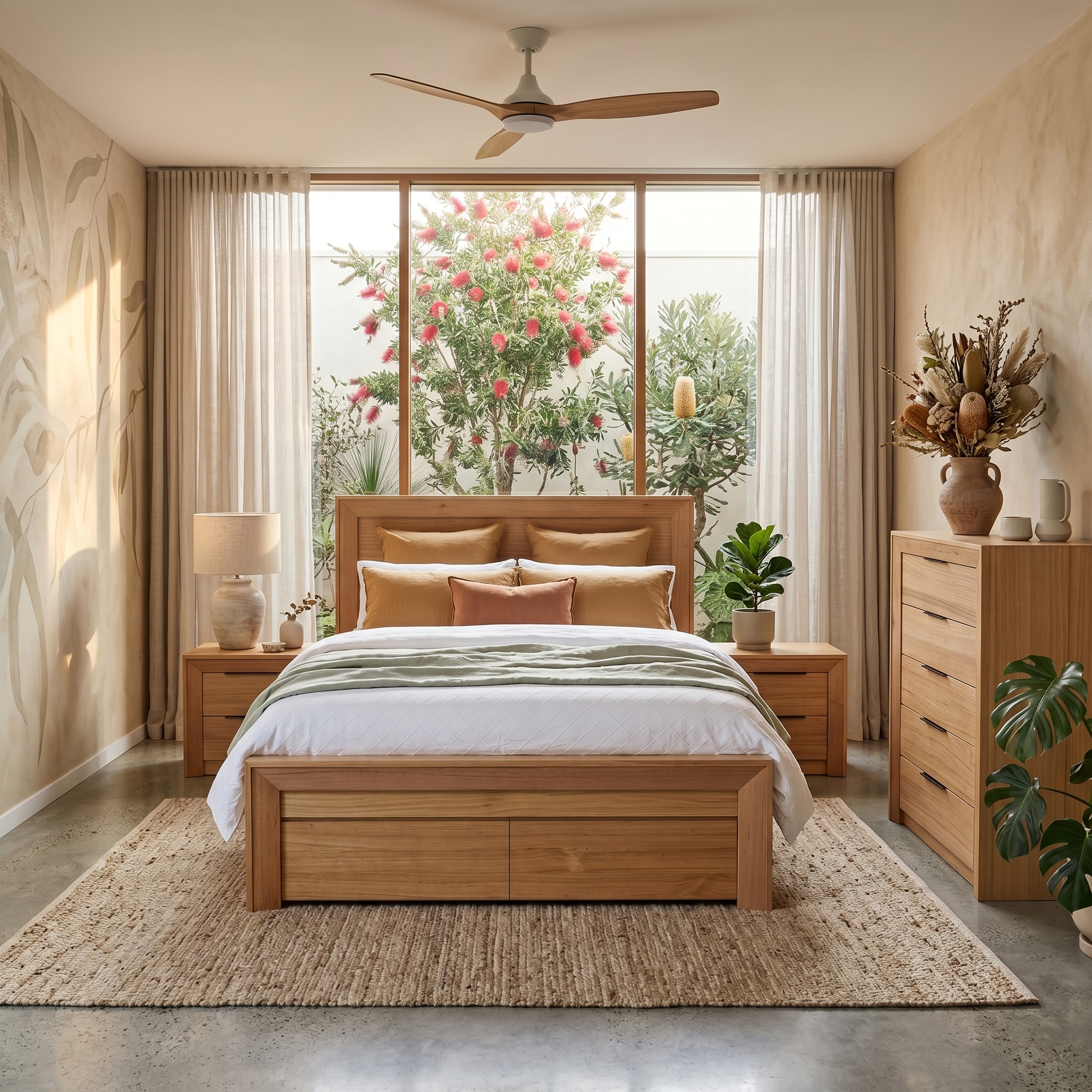 Ottawa Tasmanian Oak 4 Piece Tallboy Package