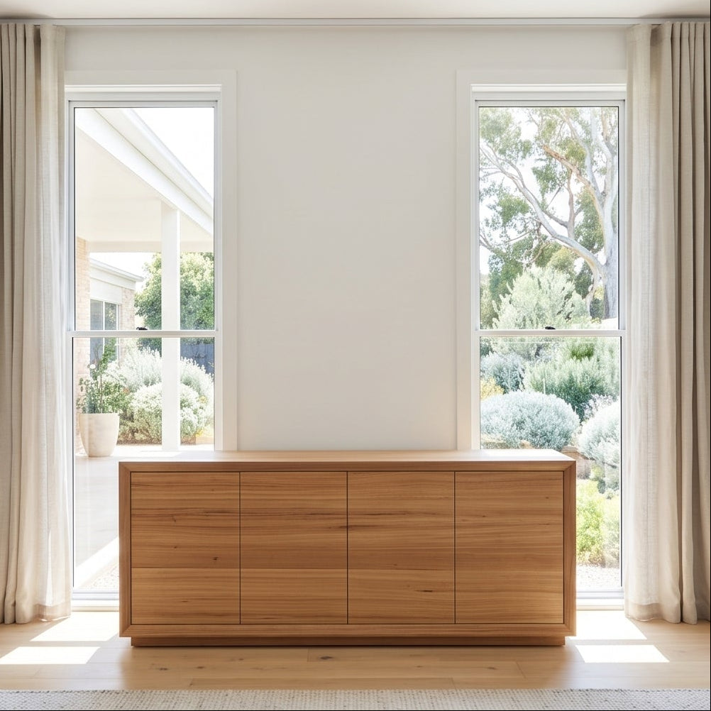 Sussex 220cm Buffett In Australian Blackbutt Timber