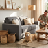 Eli Sofa Bed In Charocal