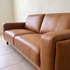 Daintree 3 seater sofa in tan leather