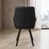 Bermuda Dining Chair In Black Easycare