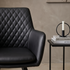 Bermuda Dining Chair In Black Easycare