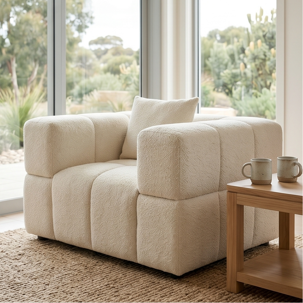 Bradshaw Arm Chair In Vanilla