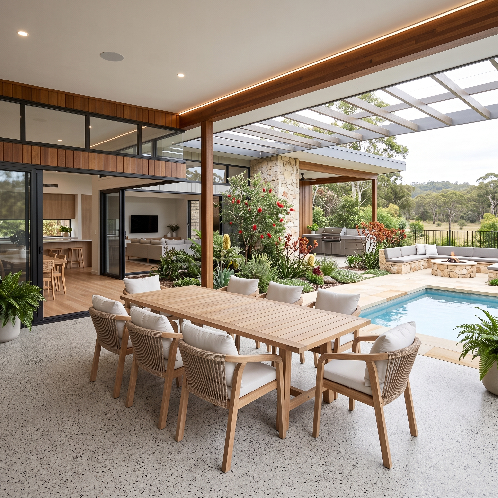 Replay 9 Piece Outdoor Dining Package