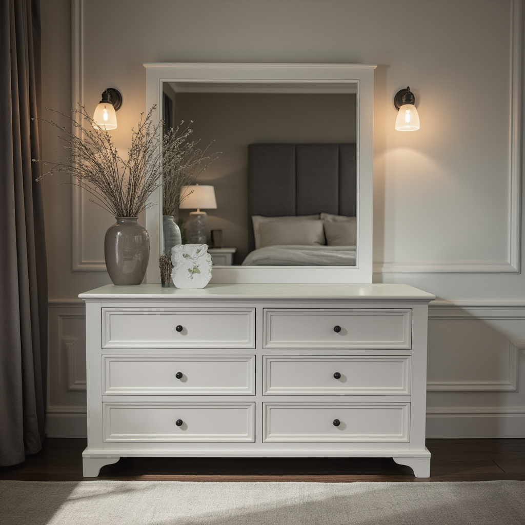 Cardona Dressing Table With Mirror