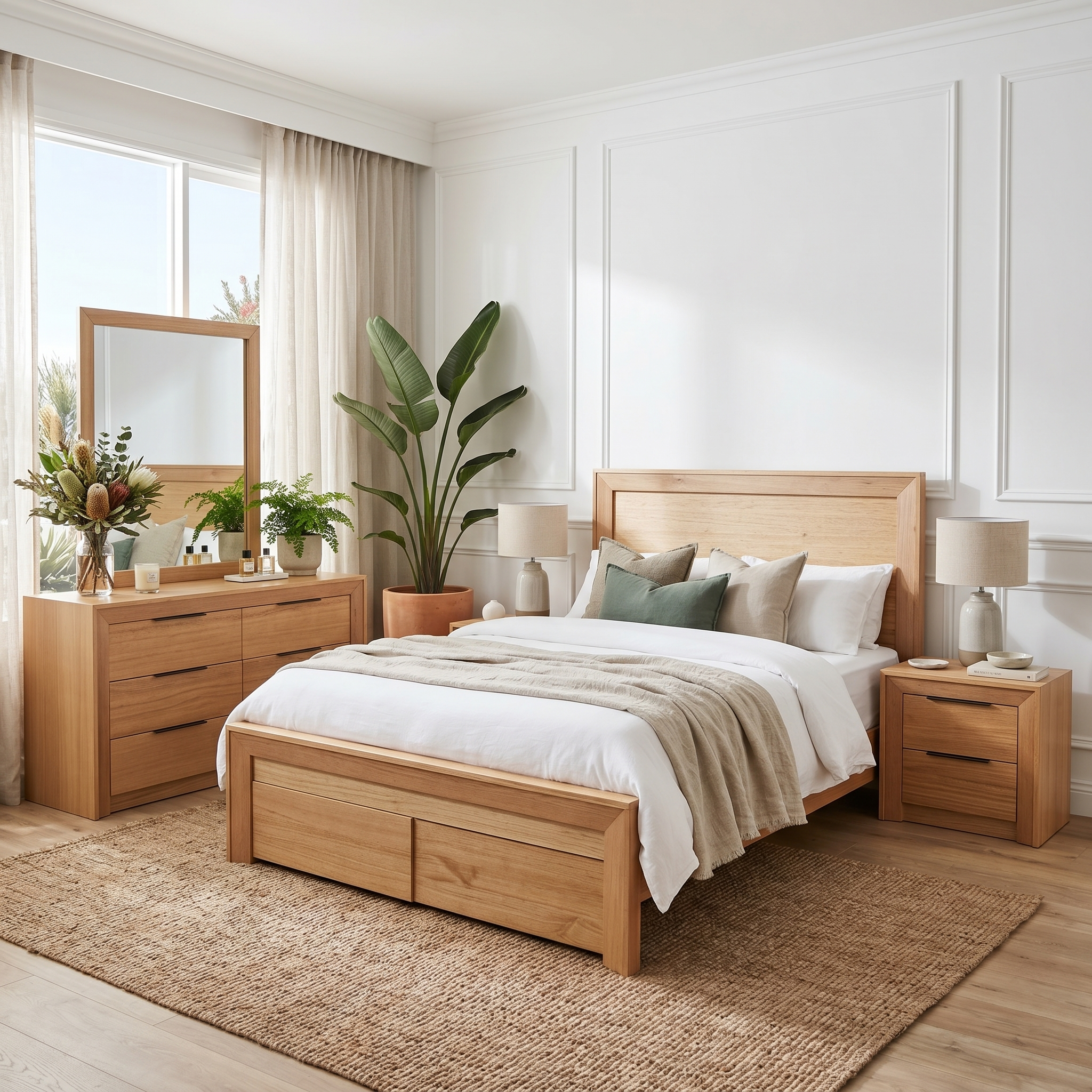 Ottawa Tasmanian Oak 4 Piece Dresser Package