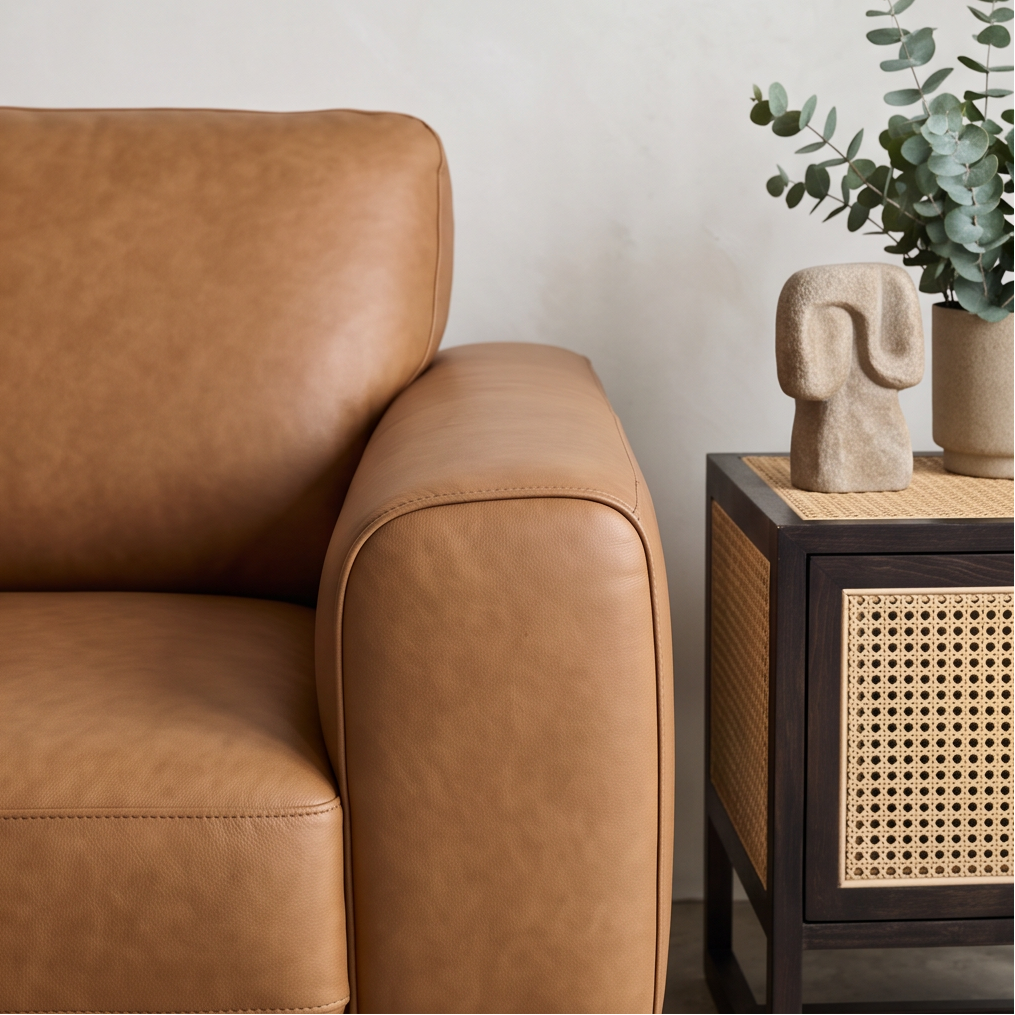 Dutton 3 Seater Sofa In Camel Colour