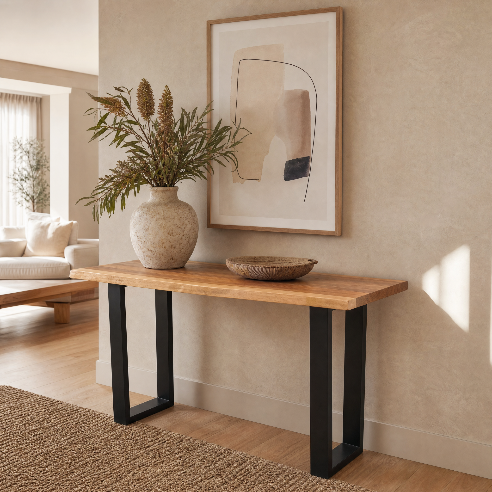 Highland Hall Table In Blackwood Timber