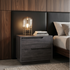 Vienna bed side chest in grey