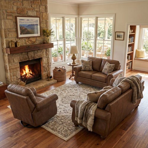 Sonoma 3+2+1 Sofa Package in Earth
