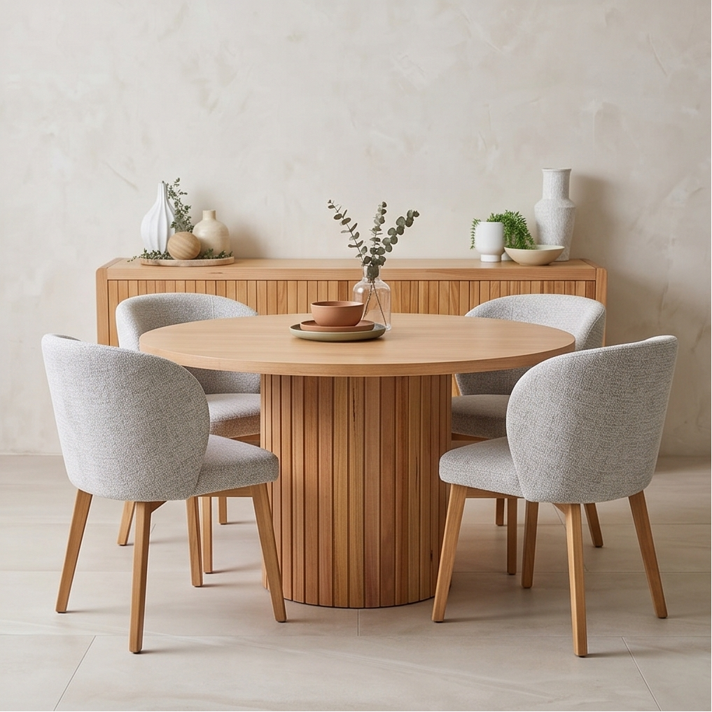Morocco 5 Piece Round Dining