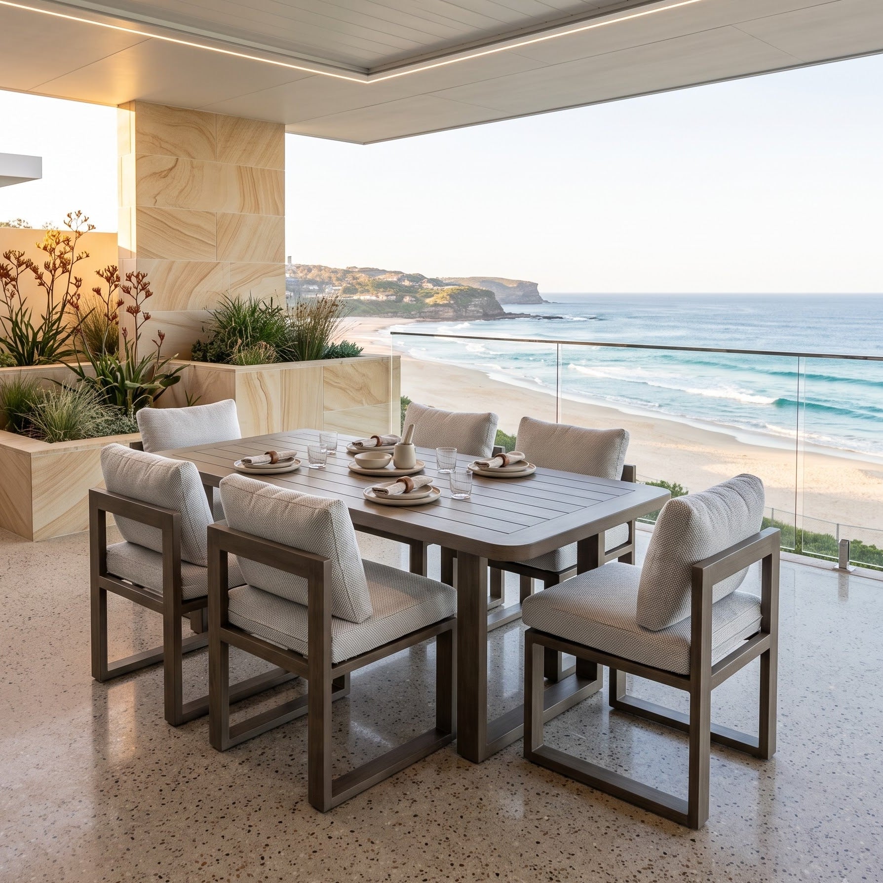 Trinidad 7 Piece Outdoor Dining Package