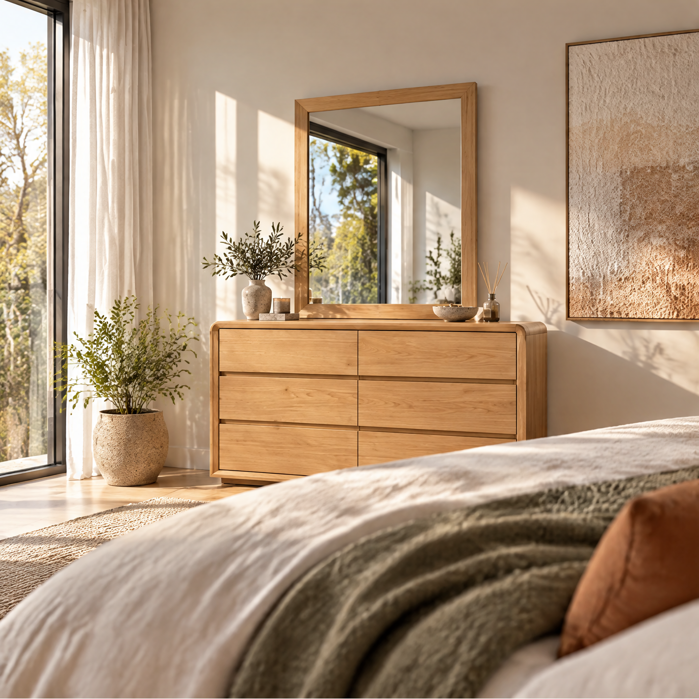 Cassandra Dressing Table In Tasmanian Oak