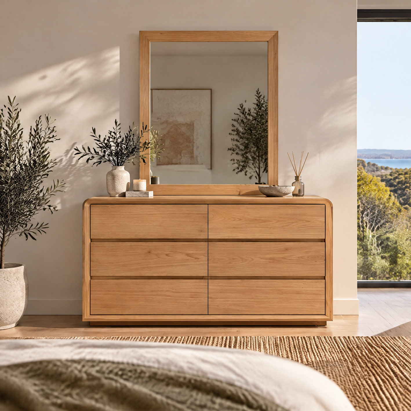 Cassandra Dressing Table In Tasmanian Oak