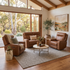 Nebraska 2+1+1 Triple Electric Motor Recliner Package