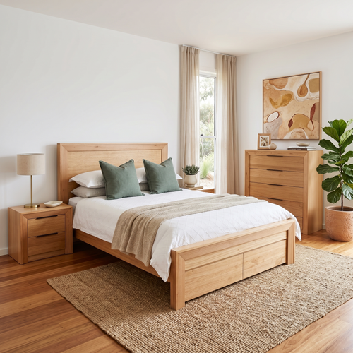 Ottawa Tasmanian Oak 4 Piece Tallboy Package