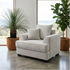 Pearce Accent Chair In Soft Grey