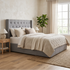 Memphis Double Bed In Grey