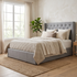Memphis Double Bed In Grey
