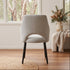 Clinton Dining Chair In Natural With Black Leg