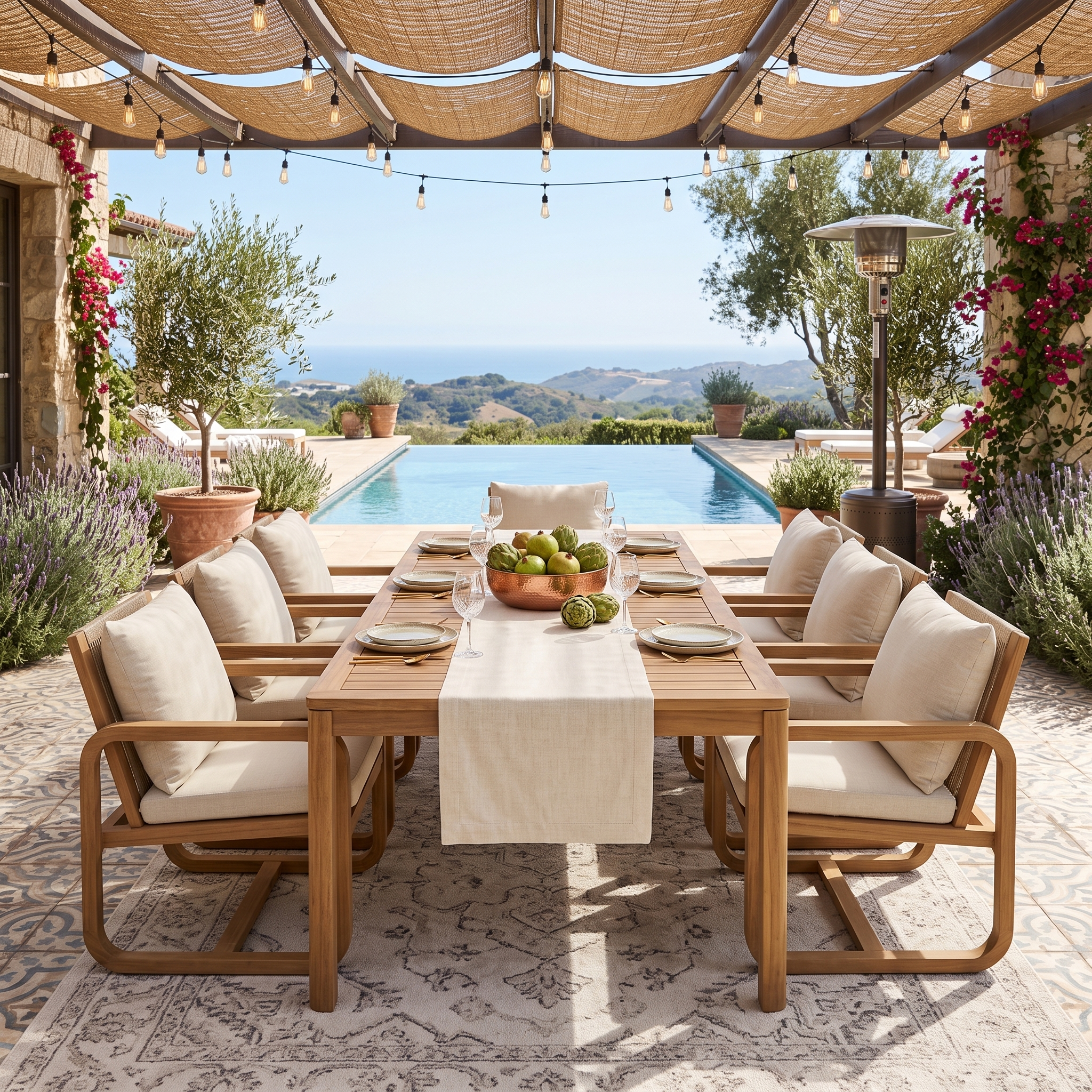 Lando 9 Piece Outdoor Package