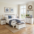 Hamptons 4 Piece King Bedroom Package With Dressing Table