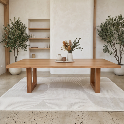 Sussex 270cm Long Table In Australian Bluckbutt Tinber