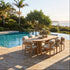 Volare 9 Piece Outdoor Dining Package