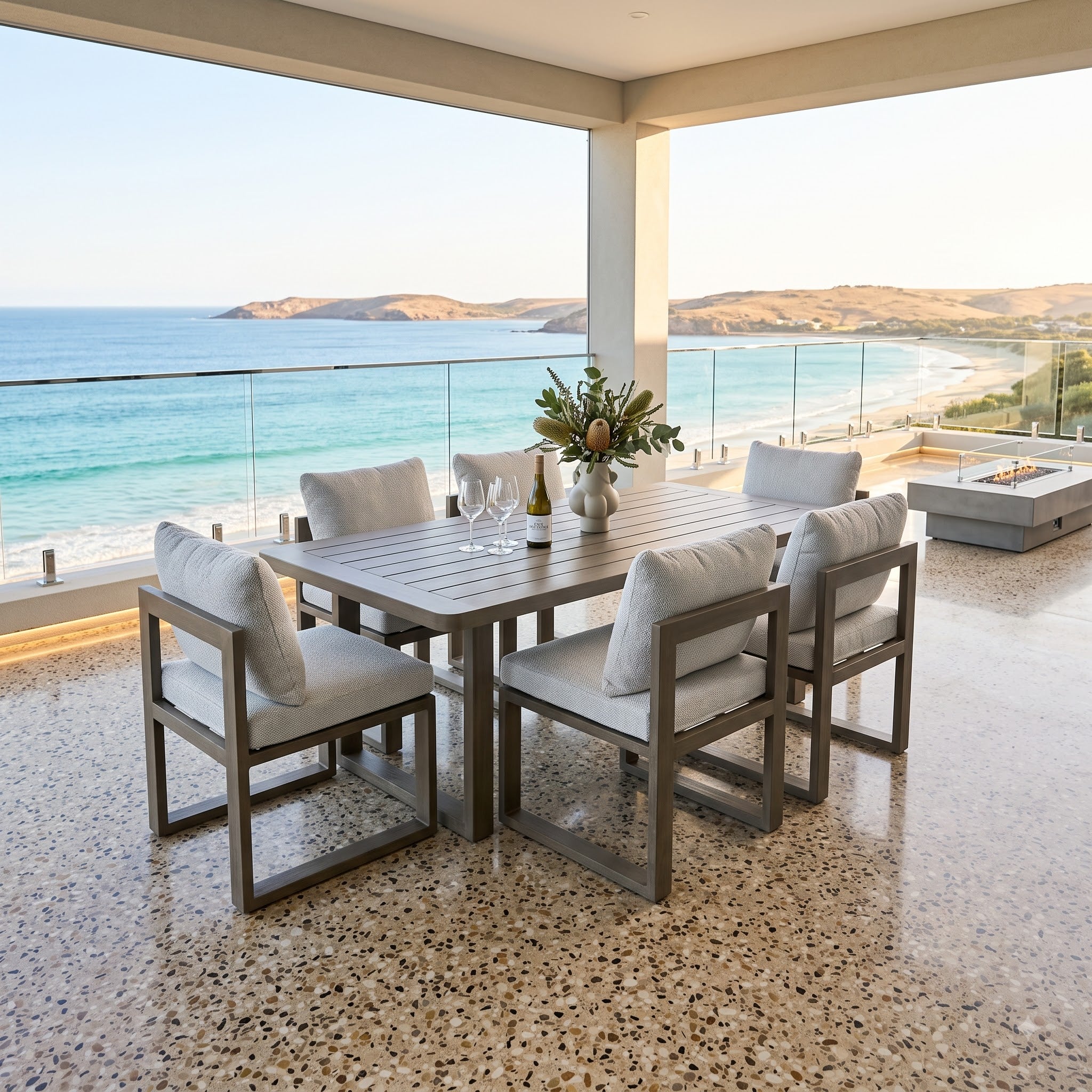 Trinidad 7 Piece Outdoor Dining Package